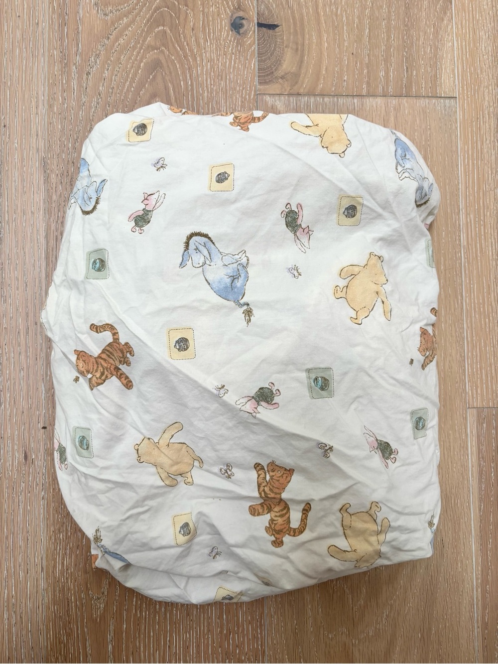 Vintage Disney Classic Winnie the Pooh Fitted Crib Sheets